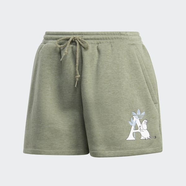 Green adidas Originals x Moomin Sweat Shorts
