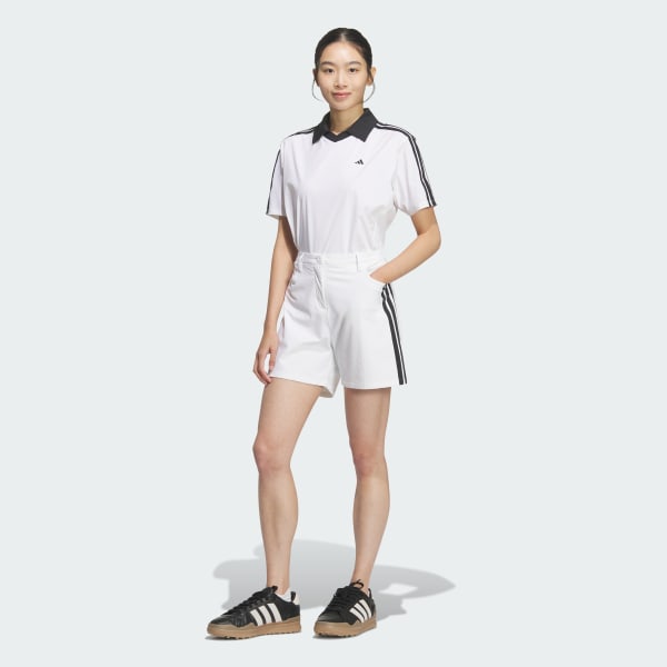 White 3-STRIPES 5INCH SHORTS