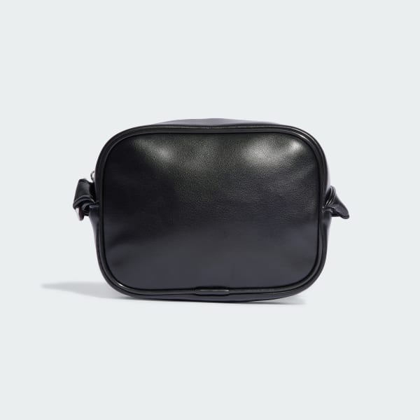 adidas Polyurethane Embossed Trefoil Mini Airliner Bag