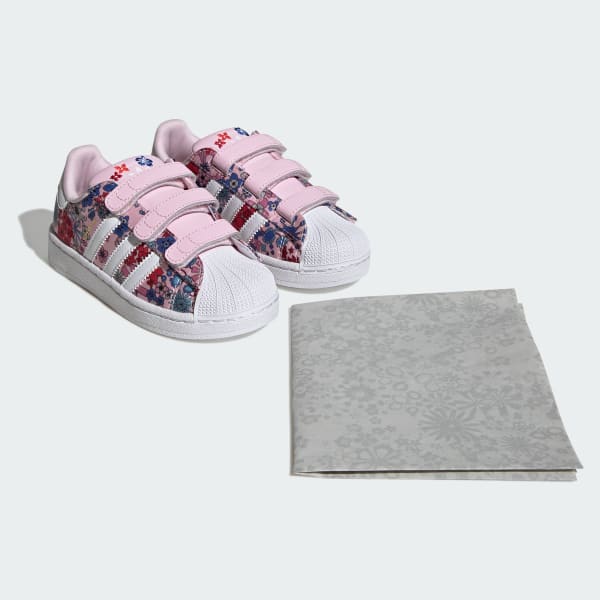 Rosa ADIDAS LIBERTY LONDON SUPERSTAR II SKOR MED KOMFORTSTÄNGNING