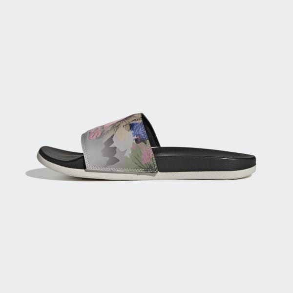 adidas Adilette Comfort Slides Grey adidas Thailand