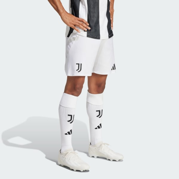 Weiss Juventus Turin 24/25 Heimshorts Authentic