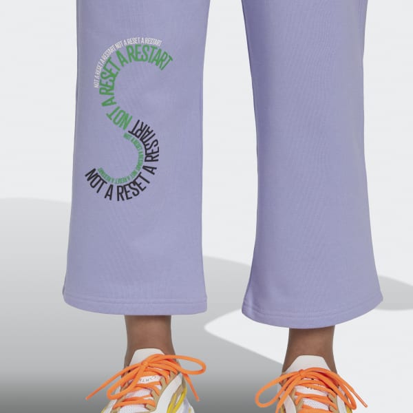 Lilla adidas by Stella McCartney Cropped joggingbukser BWC63