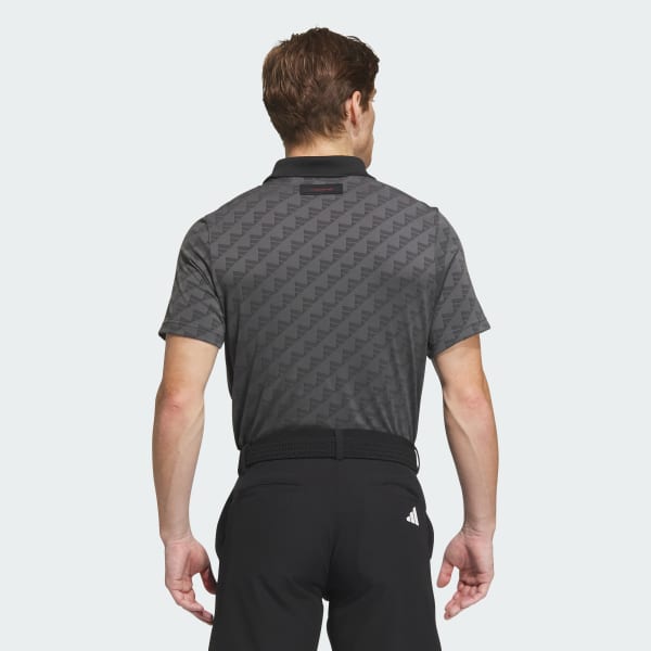 Grey HEAT.RDY Jacquard Short Sleeve Polo Shirt