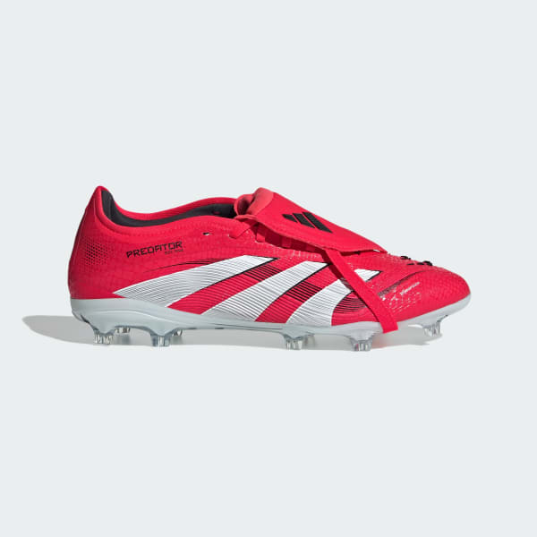 Red Predator Pro Fold-Over Tongue Firm Ground Boots