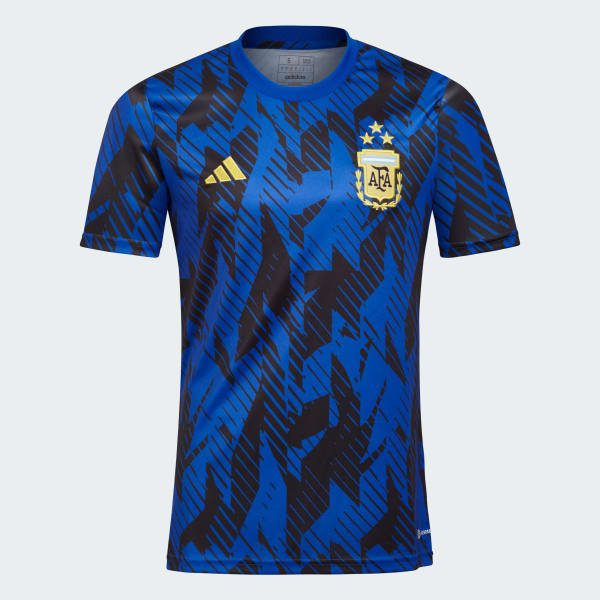 Azul Camiseta de Calentamiento Argentina 3 Estrellas