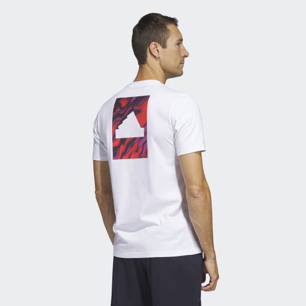 White Future Icons Graphic Short Sleeve Tee