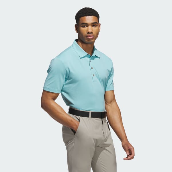 Turquoise Ultimate365 Twistknit Tour Polo Shirt