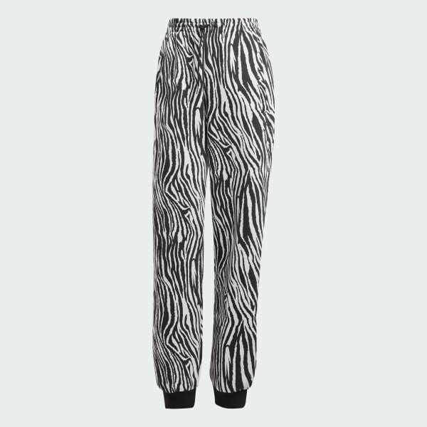 adidas Allover Zebra Animal Joggers Essentials Print Lifestyle Women\'s US | | adidas - White