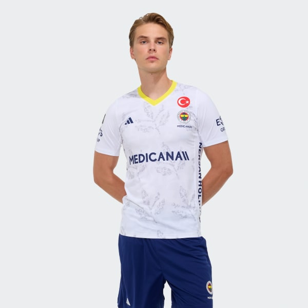 Grey Fenerbahçe Men Volleyball Jersey