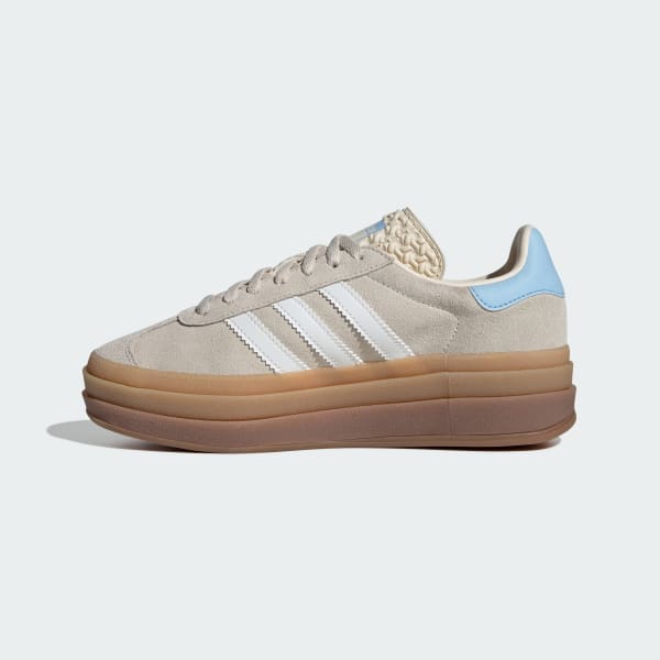 adidas Gazelle Bold Shoes Kids - White | Free Shipping with