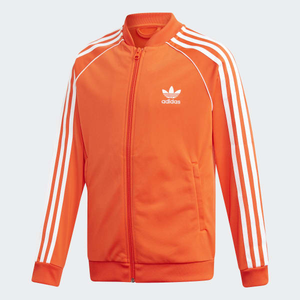 orange adidas track top Shop Clothing 