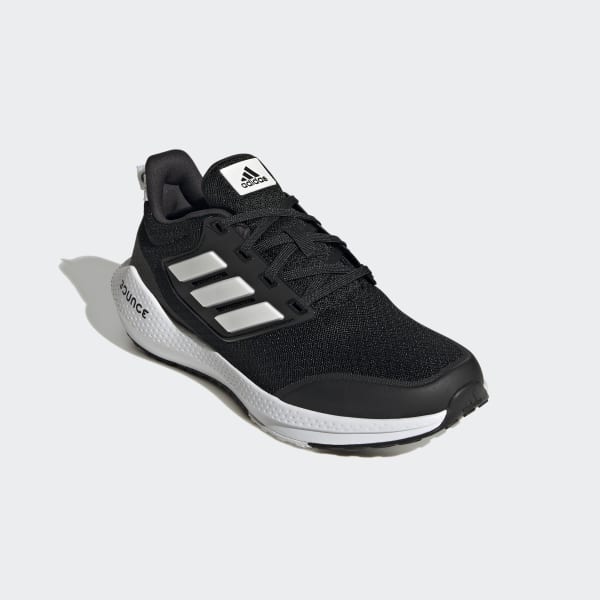 adidas EQ21 Run 2.0 Bounce Sport Running Lace Shoes - Black | Kids ...