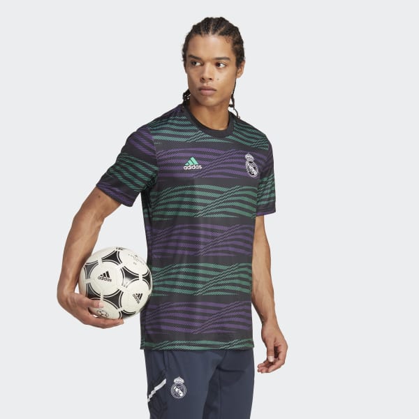 Black Real Madrid Pre-Match Jersey