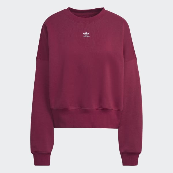 Czerwony Adicolor Essentials Fleece Sweatshirt IZQ74