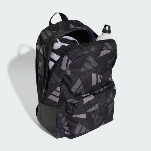 Negro Mochila Logo Niños