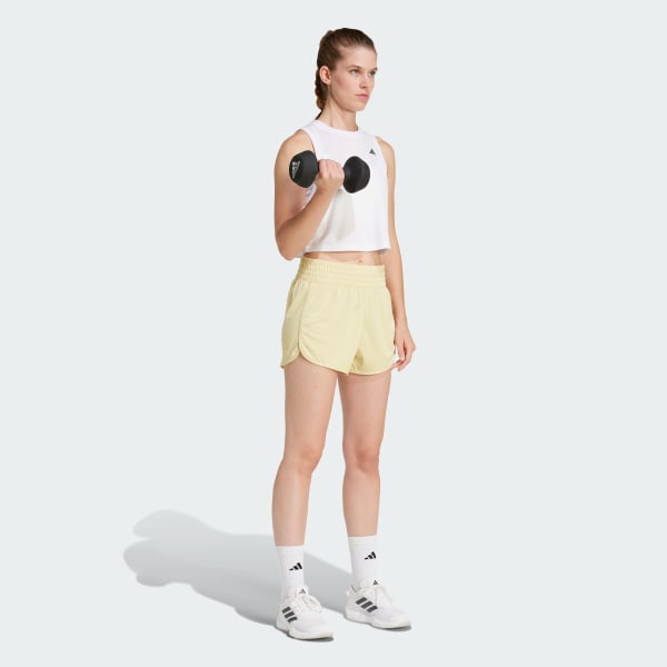 Blanco Polera sin mangas para entrenar Essentials Boxy