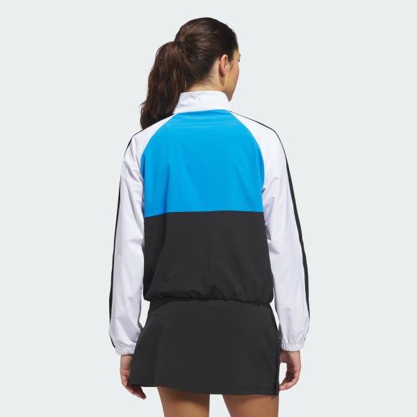 modrá BUNDA BEYOND COLOR BLOCK TWISTWEAVE FULL ZIP