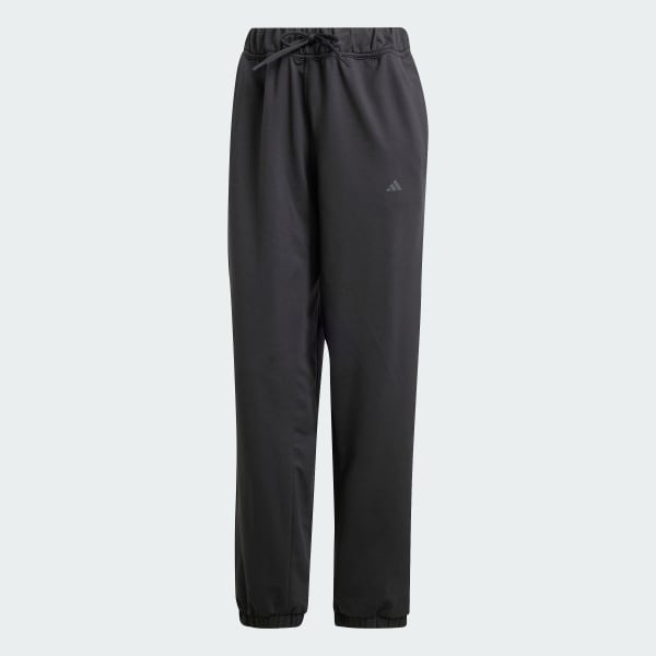 Nero Pantaloni in French terry PrimeLift dalla vestibilità ampia