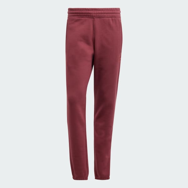 Burgundy Trefoil Essentials Byxor