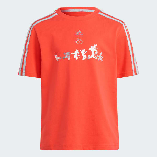 Rouge T-shirt adidas Disney 100