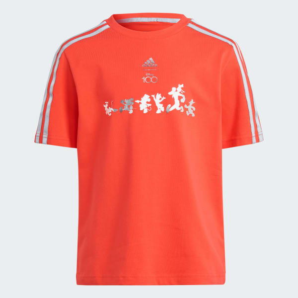 Red adidas Disney 100 Tee