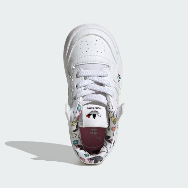 White adidas Originals x Hello Kitty Forum Shoes Kids