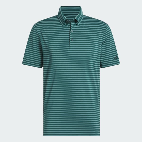 Green Ultimate365 Stripe Polo Shirt