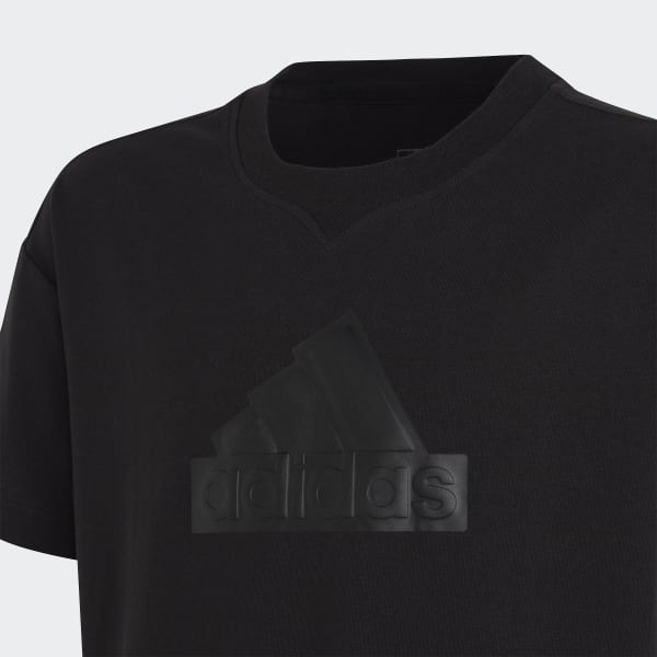 Black Future Icons Long Tee Dress