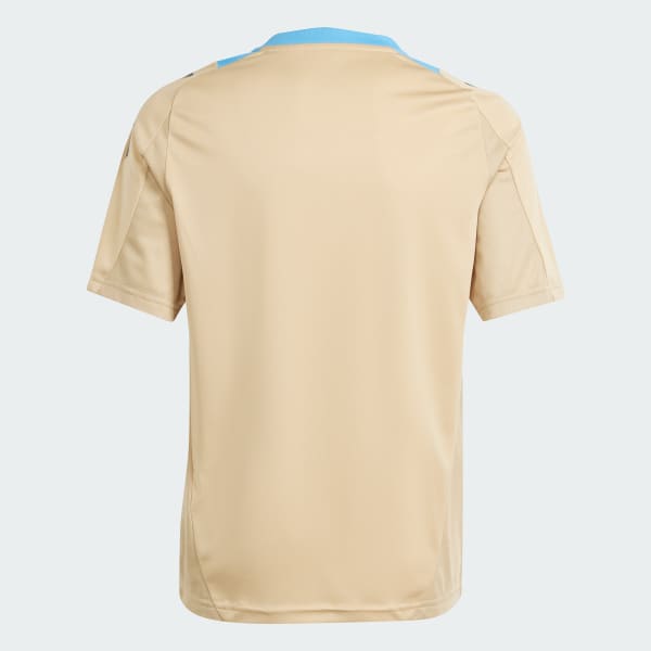 Beige Argentinien Tiro 24 Competition Kids Trainingstrikot