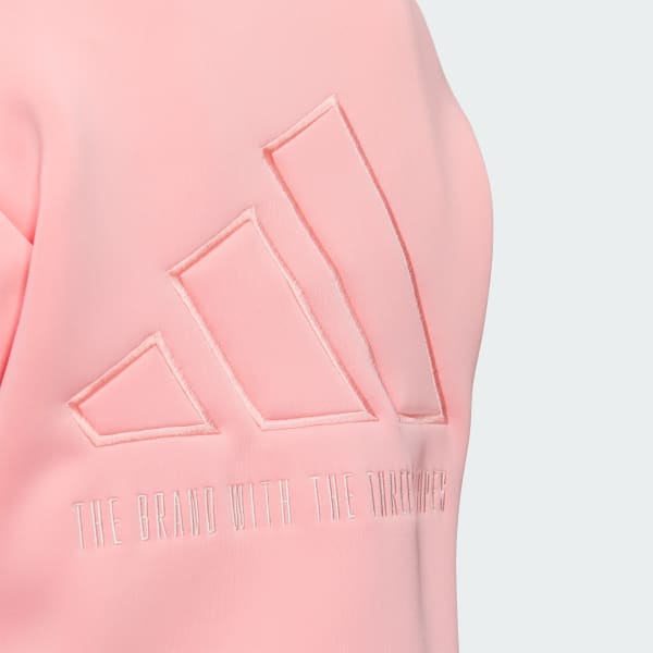 サイズ：XL ADIDAS GOLF アディダスゴルフ IY3736 パーカー ダンボールニット  ピンク系 [240101436062] ゴルフウェア レディース ストスト ADIDAS GOLF アディダスゴルフ IY3736 パーカー ダンボール