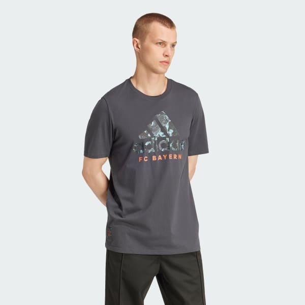 Gris T-shirt graphique FC Bayern Seasonal