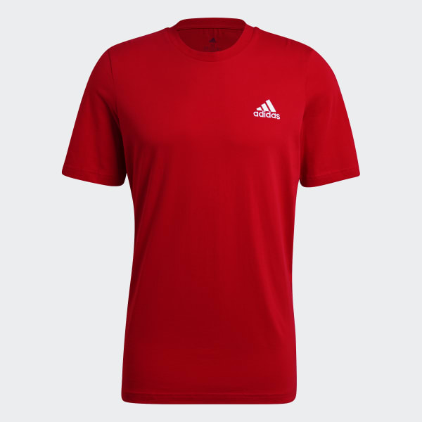 Camiseta roja con pequeño logo bordado – Polo Club