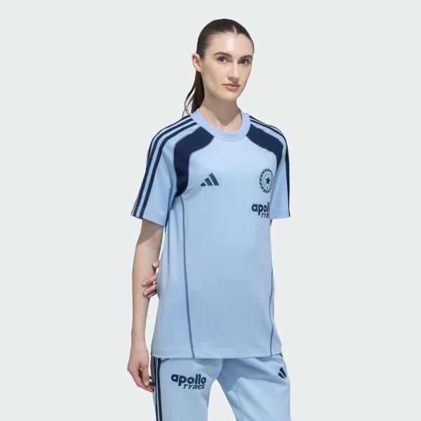 Blue INDIA CRICKET TRAVEL T-SHIRT