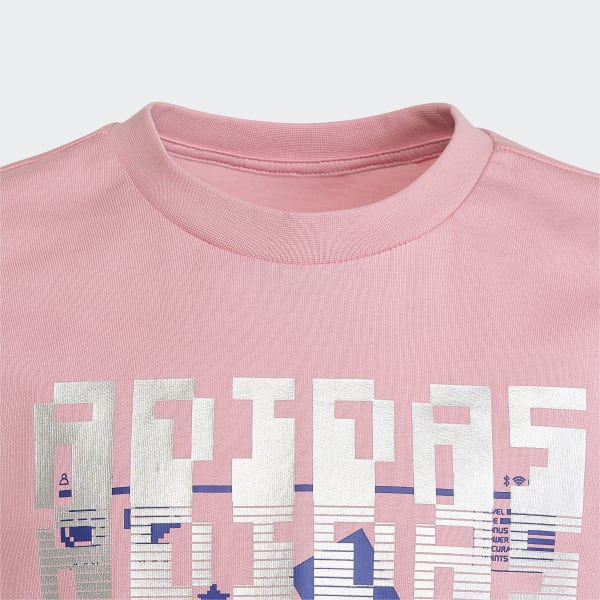 Rosa Camiseta Estampada Gaming IS210