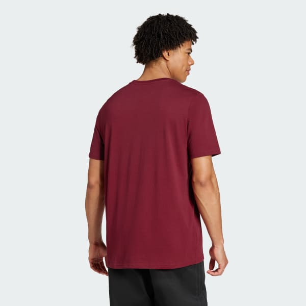 Burgundy AS Roma Seasonal Graphic T-Shirt