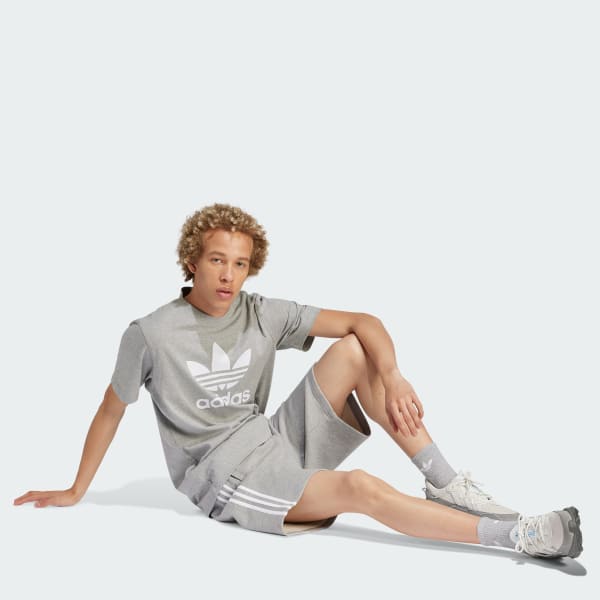Grijs Adicolor 3-Stripes Short