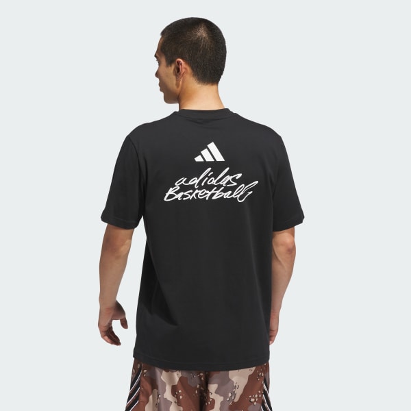 Black adidas Basketball Graphic Tee