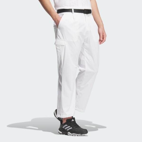 White 라이트웨이트 앵클 렝스 스트레치 카고 팬츠