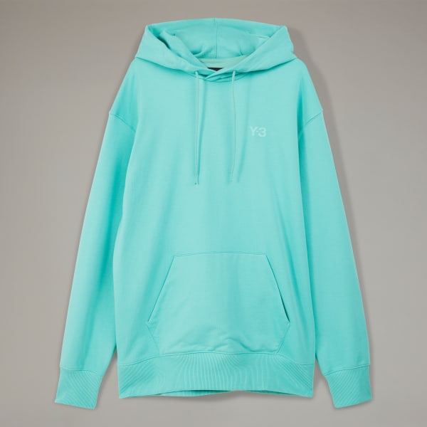 adidas Y-3 French Terry Hoodie - Turquoise | Men's Lifestyle 