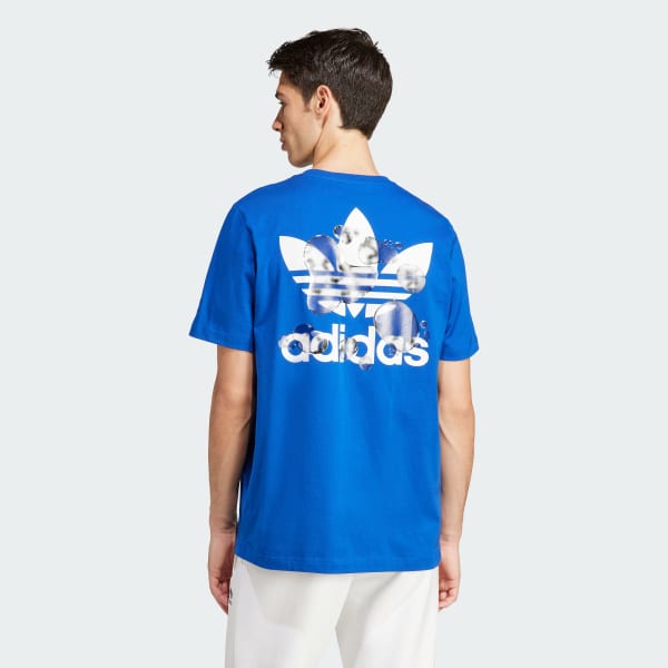 Adidas blue t shirt discount