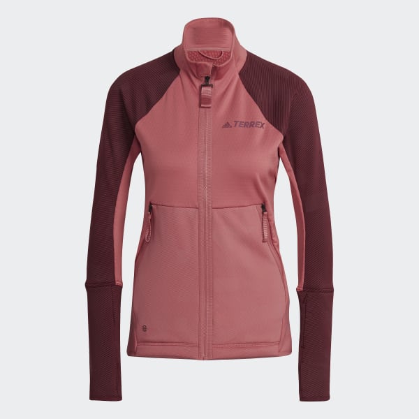 Red Terrex Tech Flooce Hiking Fleece