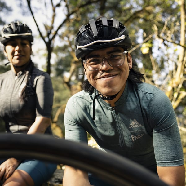 Verde Maillot de Ciclismo Parley Manga Corta