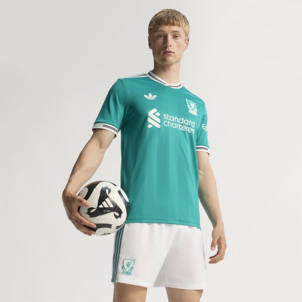 ウェア adidas liverpool Terceira camisa autêntica Liverpool FC 25/26 - Verde adidas