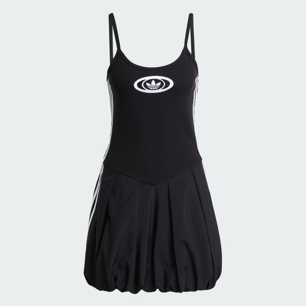 ワンピース adidas originals CAMPUS 2000 balloon dress adidas Originals Campus 2000 Balloon Dress - Black | Free