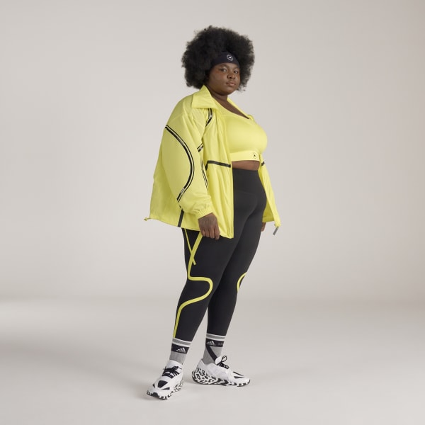 Κίτρινο adidas by Stella McCartney TruePace Woven Training Jacket- Plus Size
