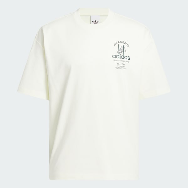 Beige Playera adidas Sport Design GFX