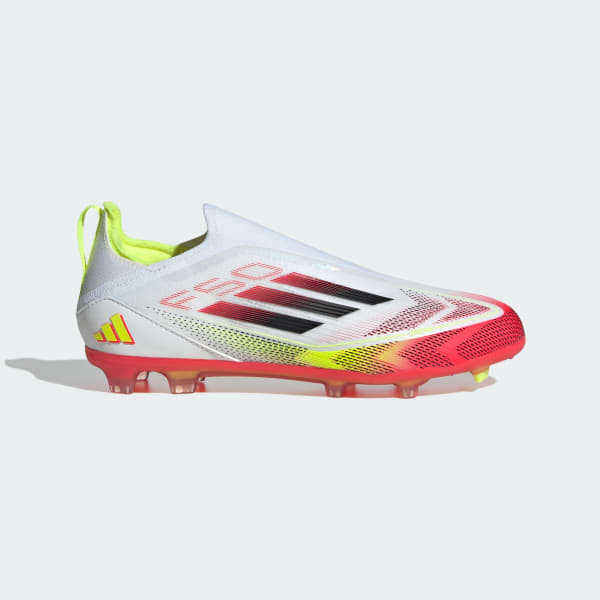 Λευκό F50 Elite Laceless Firm Ground Boots Kids