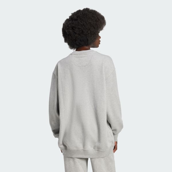 Grey Essentials Oversized French Terry Sweatshirt