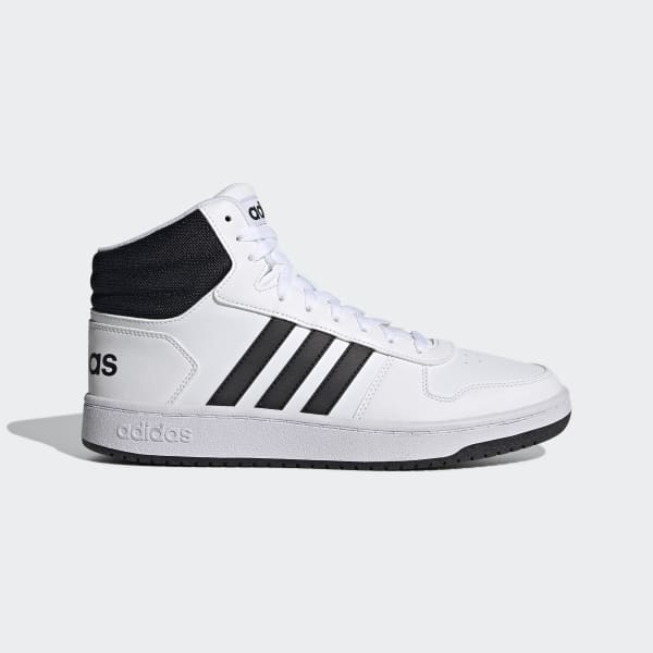 Zapatilla Hoops 2.0 Mid Blanco adidas adidas